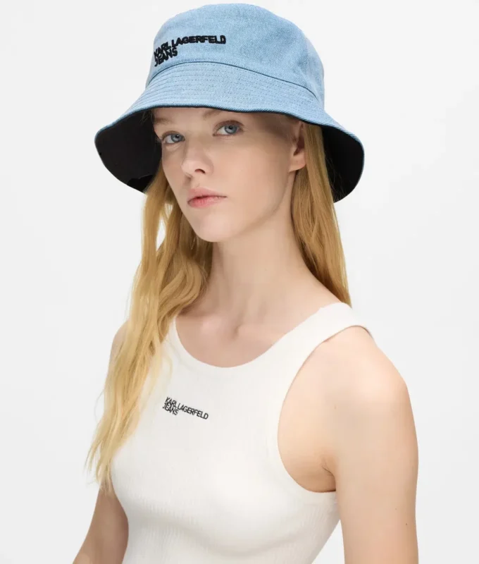 Αμφίδρομο καπέλο από τζιν