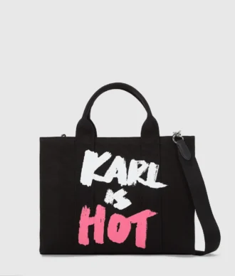 Αποκλειστική μεσαία τσάντα «Karl is hot»