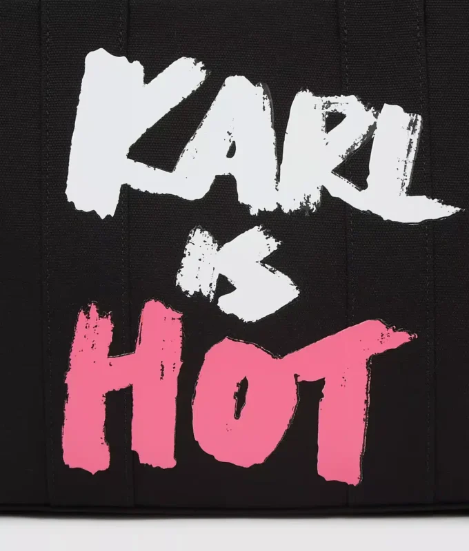 Αποκλειστική μεσαία τσάντα «Karl is hot» Αποκλειστική μεσαία τσάντα «Karl is hot»