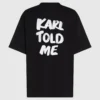 Αποκλειστικό χαλαρό T-shirt «Karl told me» Αποκλειστικό χαλαρό T-shirt «Karl told me»