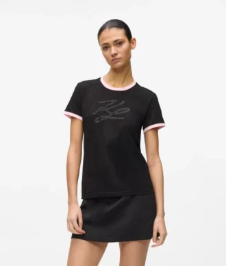 Αποκλειστικό T-shirt Autograph με στρας