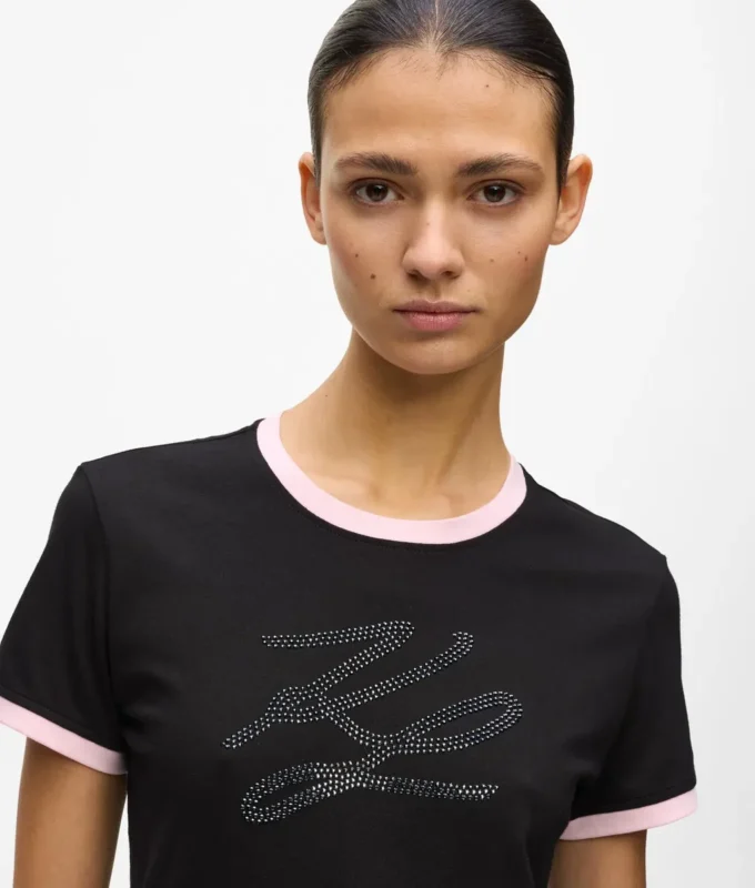 Αποκλειστικό T-shirt Autograph με στρας Αποκλειστικό T-shirt Autograph με στρας