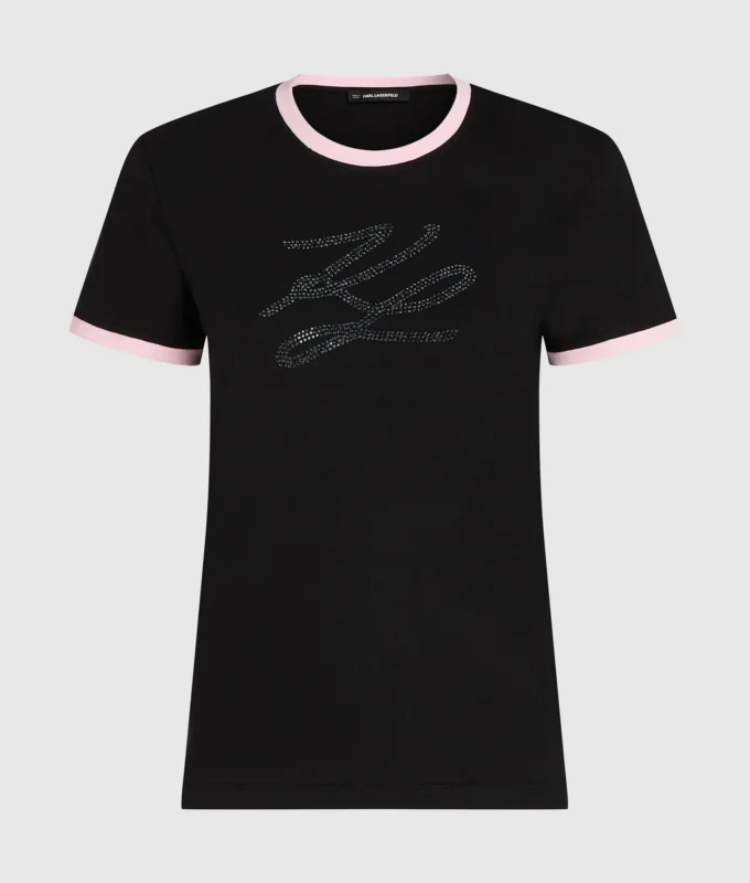 Αποκλειστικό T-shirt Autograph με στρας Αποκλειστικό T-shirt Autograph με στρας
