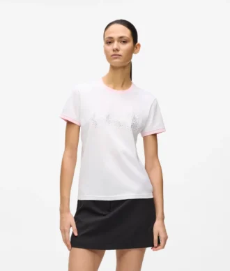 Αποκλειστικό T-shirt με λογότυπο από στρας