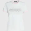 Αποκλειστικό T-shirt με λογότυπο από στρας Αποκλειστικό T-shirt με λογότυπο από στρας