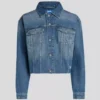 ΧΑΛΑΡΗ ΤΖΑΚΕΤΑ DENIM ΜΕ ΚΡΕΜΜΥΔΙΑ