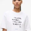 Χαλαρό T-shirt με φράση του Karl Χαλαρό T-shirt με φράση του Karl