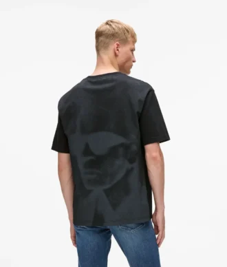 Χαλαρό T-shirt με τύπωμα Karl Χαλαρό T-shirt με τύπωμα Karl
