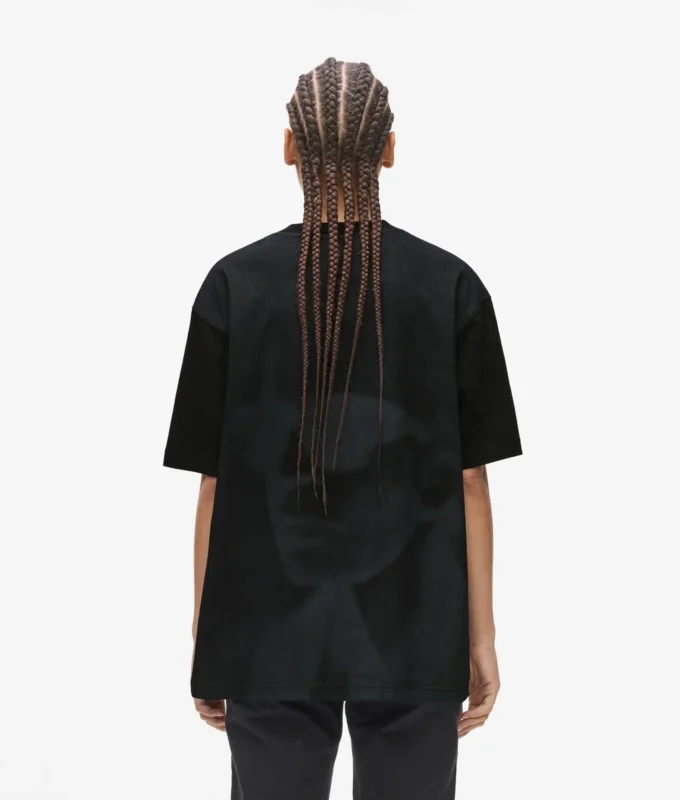 Χαλαρό T-shirt με τύπωμα Karl