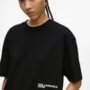 Χαλαρό T-shirt με τύπωμα Karl