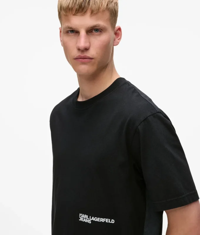 Χαλαρό T-shirt με τύπωμα Karl