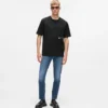 Χαλαρό T-shirt με τύπωμα Karl