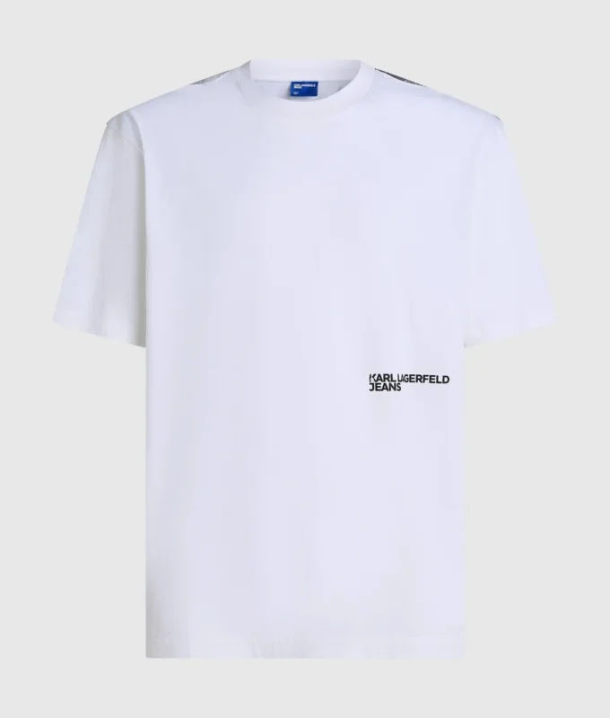 Χαλαρό T-shirt με τύπωμα Karl