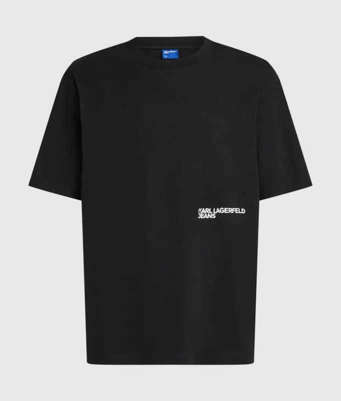 Χαλαρό T-shirt με τύπωμα Karl