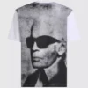 Χαλαρό T-shirt με τύπωμα Karl