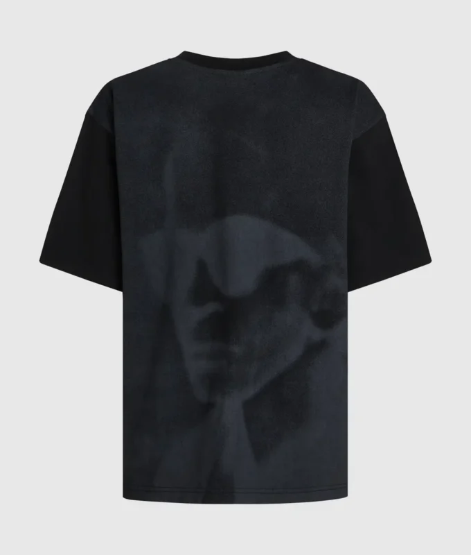 Χαλαρό T-shirt με τύπωμα Karl
