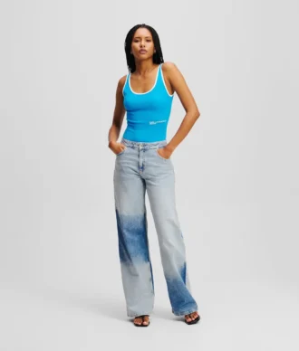 ΧΑΛΑΡΩΤΙΚΟ JEANS ΜΕ ΧΡΩΜΑΤΙΚΑ ΤΜΗΜΑΤΑ ΧΑΛΑΡΩΤΙΚΟ JEANS ΜΕ ΧΡΩΜΑΤΙΚΑ ΤΜΗΜΑΤΑ