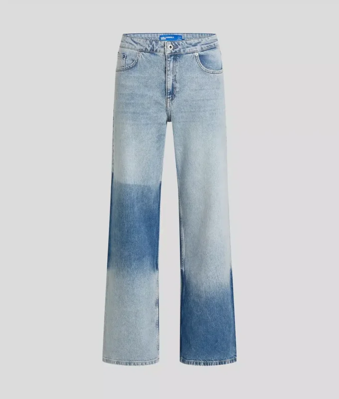 ΧΑΛΑΡΩΤΙΚΟ JEANS ΜΕ ΧΡΩΜΑΤΙΚΑ ΤΜΗΜΑΤΑ