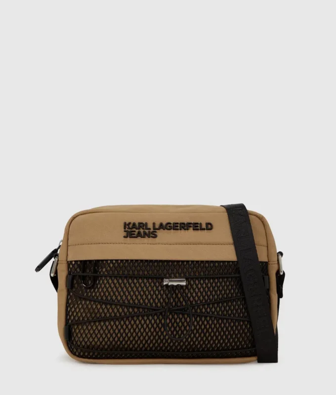 Χρηστική τσάντα crossbody με κορδόνι Χρηστική τσάντα crossbody με κορδόνι