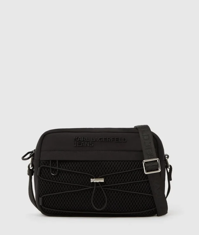 Χρηστική τσάντα crossbody με κορδόνι Χρηστική τσάντα crossbody με κορδόνι