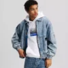 DENIM BOMBER JACKET DENIM BOMBER JACKET