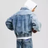 DENIM BOMBER JACKET DENIM BOMBER JACKET
