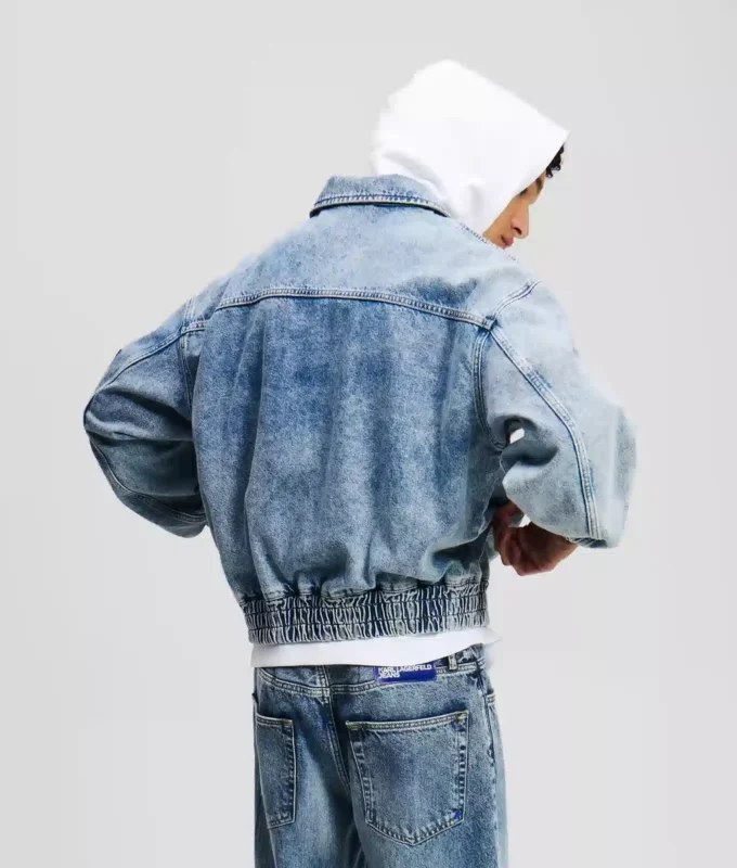 DENIM BOMBER JACKET DENIM BOMBER JACKET