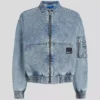 DENIM BOMBER JACKET DENIM BOMBER JACKET