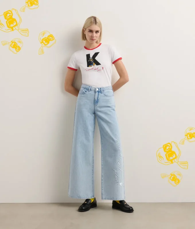 DISNEY X KL JEANS ΜΕ ΦΑΡΔΥ ΠΟΔΙ DISNEY X KL JEANS ΜΕ ΦΑΡΔΥ ΠΟΔΙ