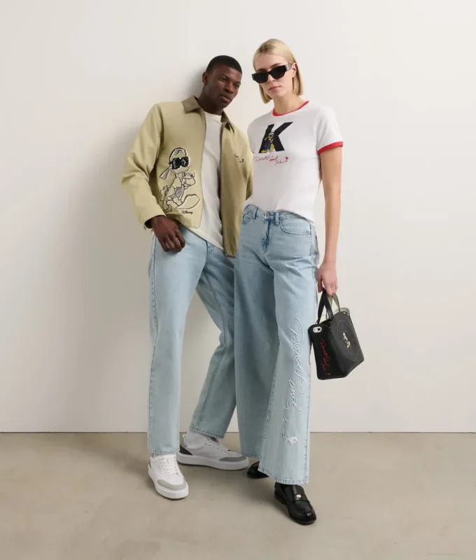DISNEY X KL JEANS ΜΕ ΦΑΡΔΥ ΠΟΔΙ DISNEY X KL JEANS ΜΕ ΦΑΡΔΥ ΠΟΔΙ