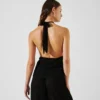 FLOWER PLISSÉ HALTER TOP FLOWER PLISSÉ HALTER TOP