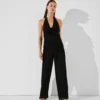 FLOWER PLISSÉ HALTER TOP FLOWER PLISSÉ HALTER TOP
