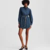 ΦΟΡΕΜΑ DENIM ΜΕ ΦΟΥΣΚΩΤΑ ΜΑΝΙΚΙΑ ΦΟΡΕΜΑ DENIM ΜΕ ΦΟΥΣΚΩΤΑ ΜΑΝΙΚΙΑ