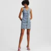 ΦΟΡΕΜΑ DENIM ΜΕ V-NECK ΦΟΡΕΜΑ DENIM ΜΕ V-NECK