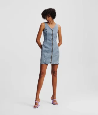 ΦΟΡΕΜΑ DENIM ΜΕ V-NECK