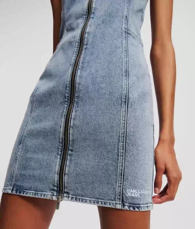 ΦΟΡΕΜΑ DENIM ΜΕ V-NECK ΦΟΡΕΜΑ DENIM ΜΕ V-NECK