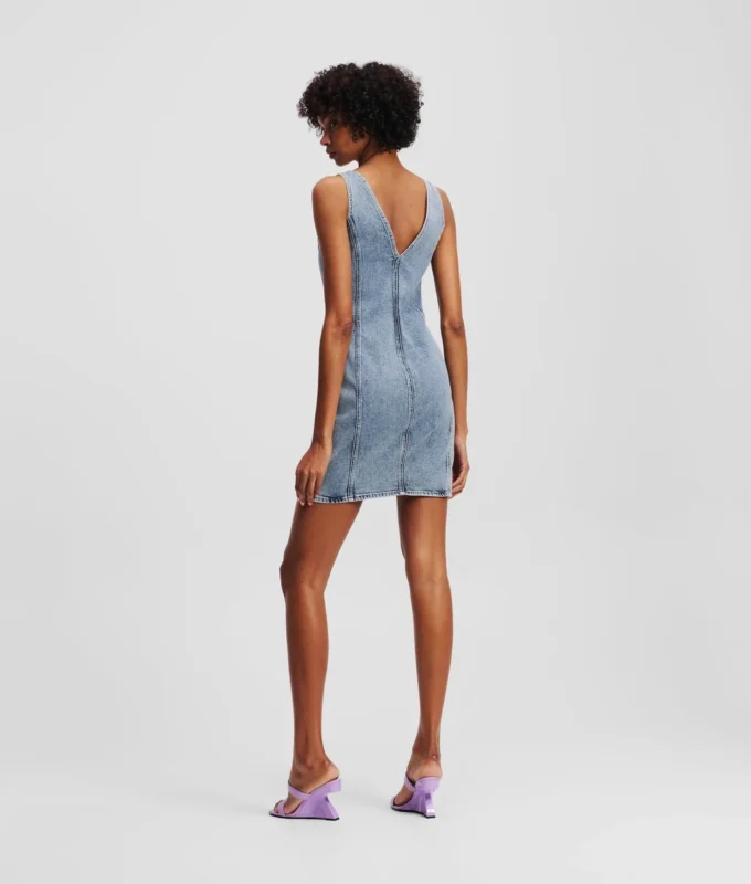 ΦΟΡΕΜΑ DENIM ΜΕ V-NECK ΦΟΡΕΜΑ DENIM ΜΕ V-NECK