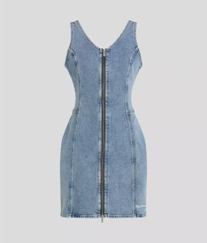 ΦΟΡΕΜΑ DENIM ΜΕ V-NECK ΦΟΡΕΜΑ DENIM ΜΕ V-NECK