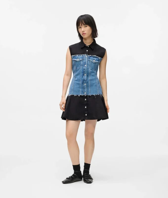 Φόρεμα με κορμό από τζιν