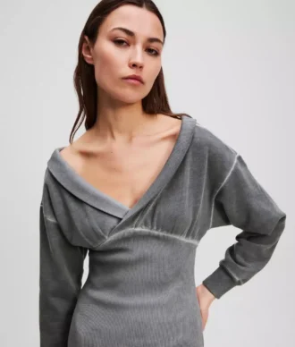 ΦΟΡΕΜΑ SWEAT ΜΕ ΑΝΟΙΧΤΟΥΣ ΩΜΟΥΣ