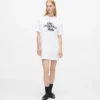 Φόρεμα T-shirt με γκράφιτι