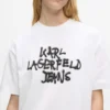 Φόρεμα T-shirt με γκράφιτι