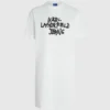 Φόρεμα T-shirt με γκράφιτι