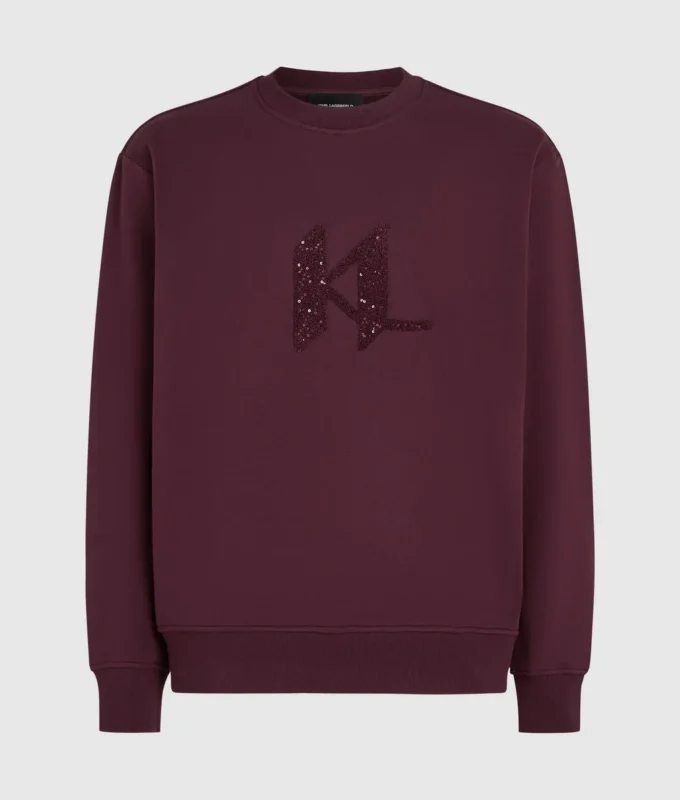Φούτερ με παγιέτες Monogram Φούτερ με παγιέτες Monogram