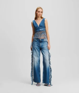 ΦΡΕΝΙΖΟΜΕΝΟ RELAXED JEANS