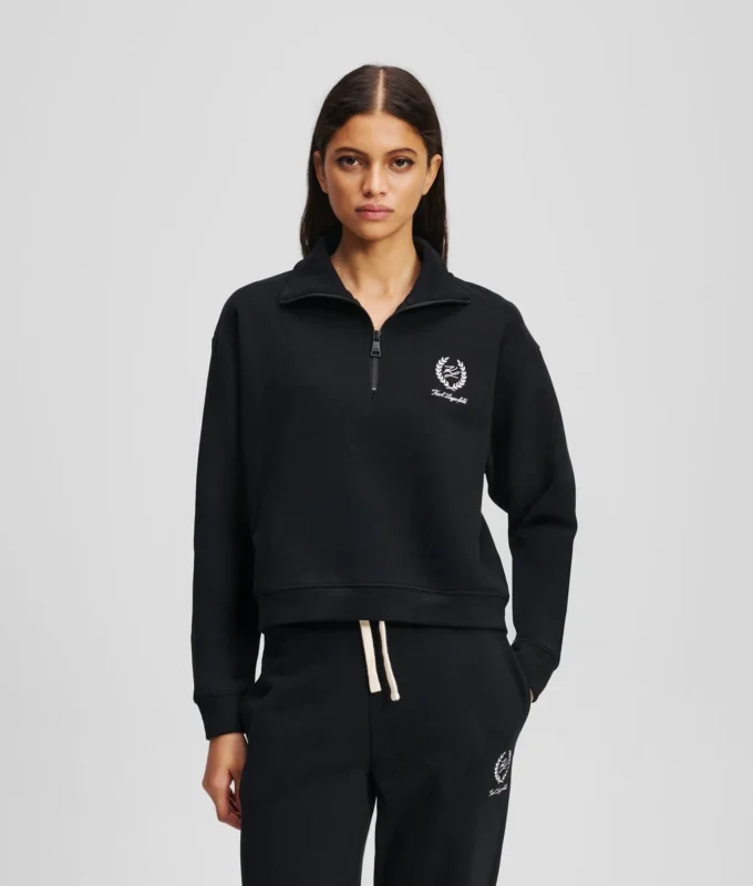 HOTEL KARL LOUNGEWEAR HALF-ZIP SWEATSHIRT HOTEL KARL LOUNGEWEAR HALF-ZIP SWEATSHIRT