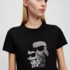 IKON KARL & CHOUPETTE RHINESTONE T-SHIRT IKON KARL & CHOUPETTE RHINESTONE T-SHIRT