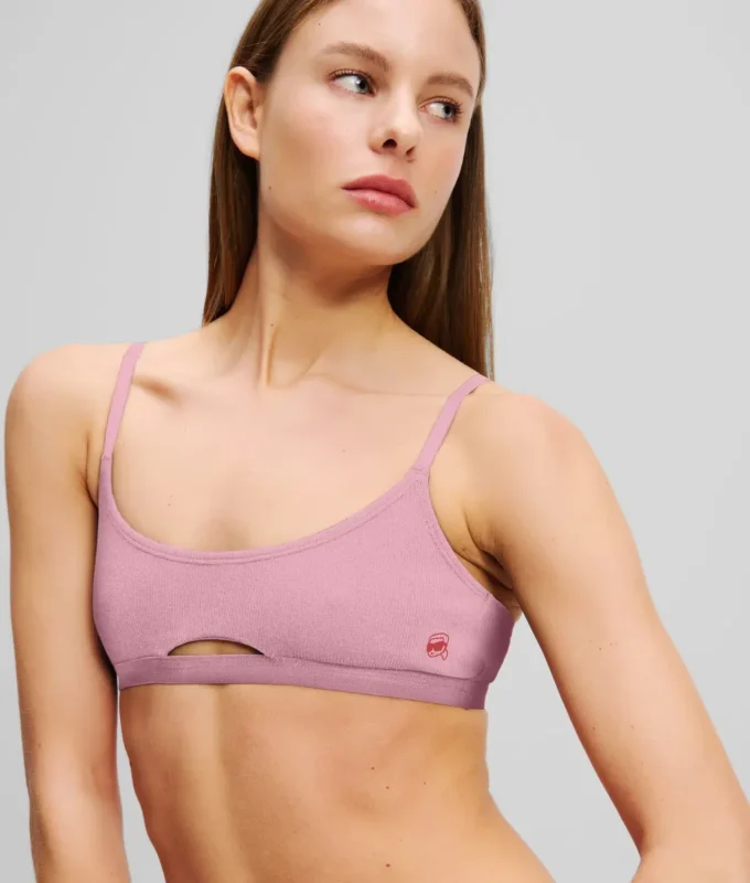 IKON RIBBED PEEPHOLE BRALETTE IKON RIBBED PEEPHOLE BRALETTE