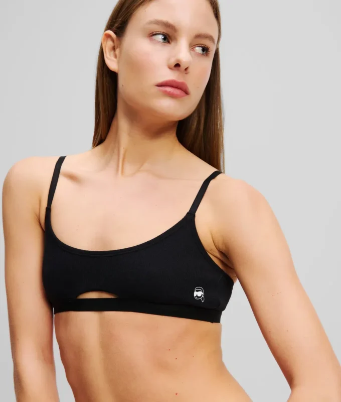 IKON RIBBED PEEPHOLE BRALETTE IKON RIBBED PEEPHOLE BRALETTE