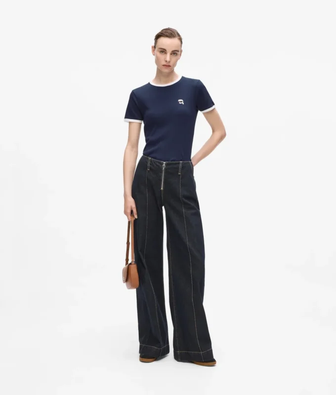Ikon slim fit rib T-shirt Ikon slim fit rib T-shirt